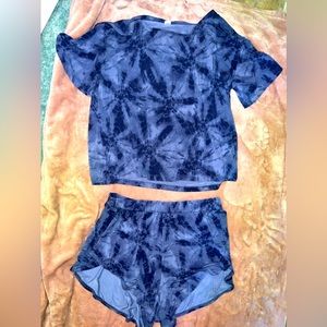 Old Navy tie dye PJ set